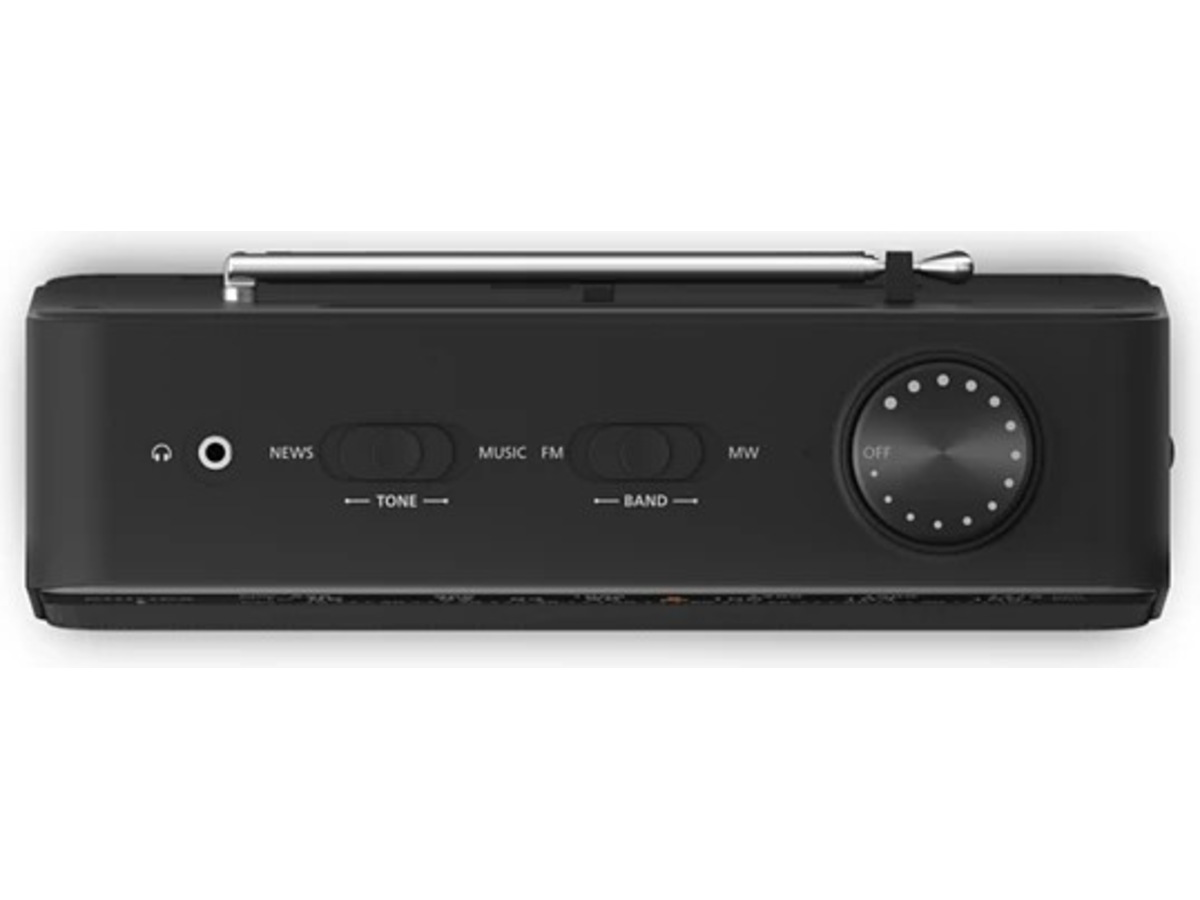 FM/MW, headphone jack Hörlurar