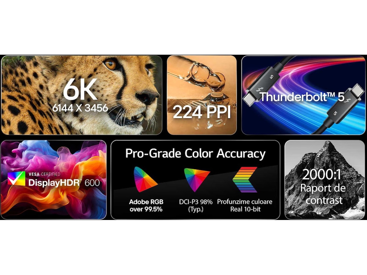 LG 32" UltraFine 6K skärm 32U990A Datorskärm