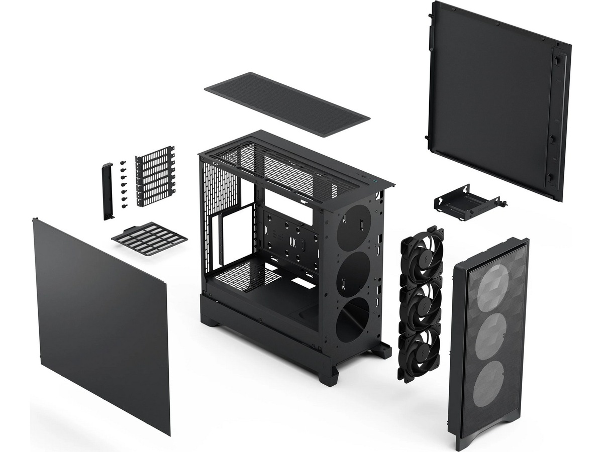 Fractal Design Pop 2 Air Solid Mid Tower (svart) Midi tower