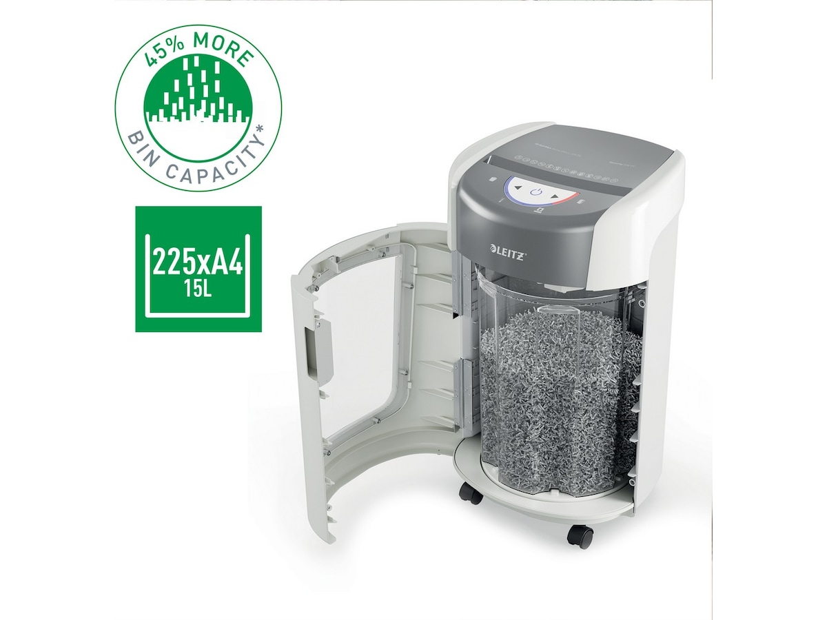 Leitz Dokumentförstörare IQ OptiMax Home Office 255 Mikroskärning P5  Dokumentförstörare