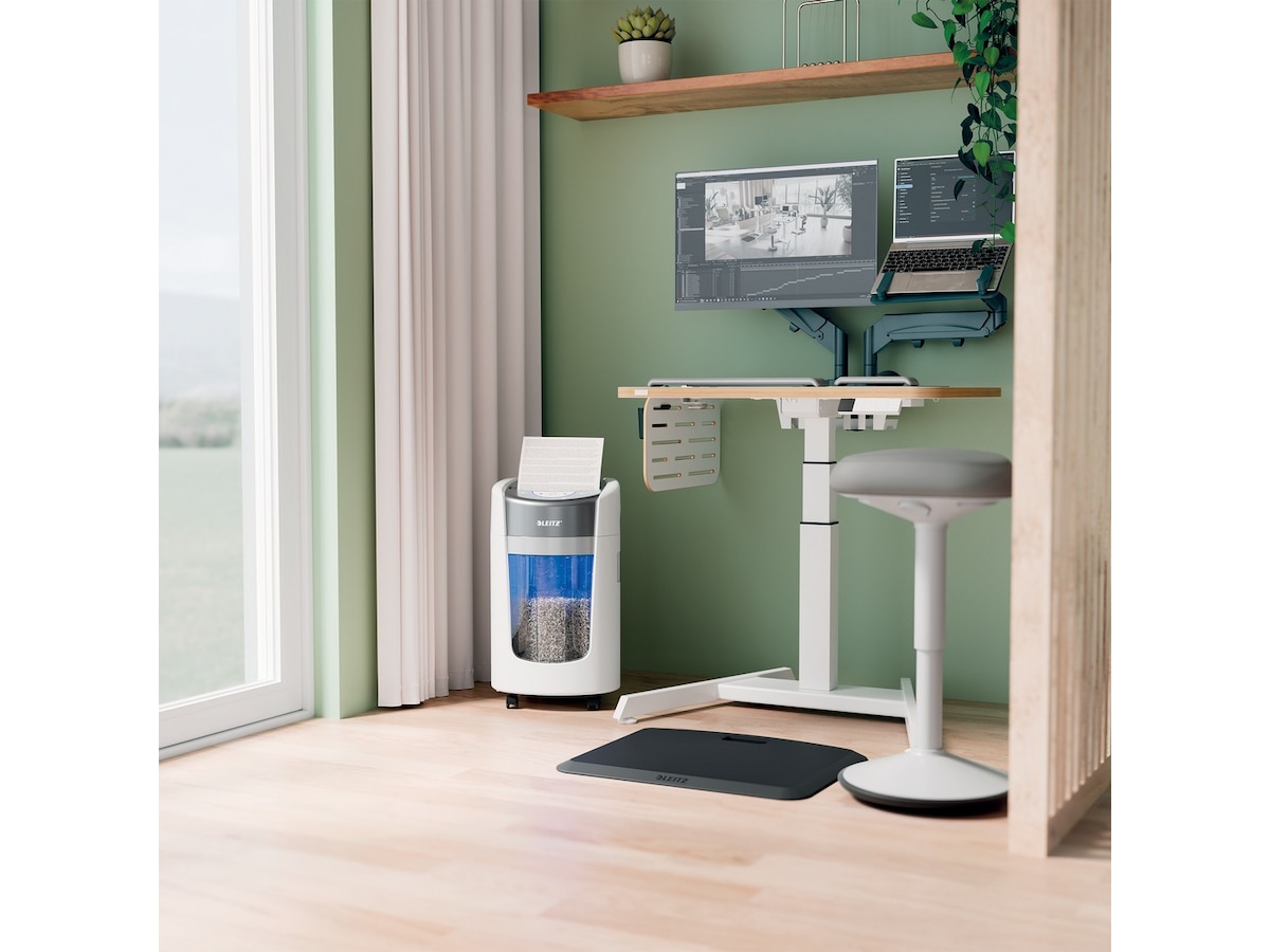 Leitz Dokumentförstörare IQ OptiMax Home Office 255 Mikroskärning P5  Dokumentförstörare