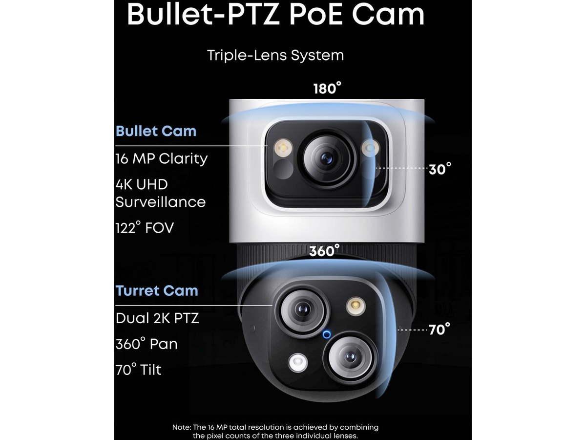 Eufy NVR Security System S4 övervakningssystem Övervakningskamera