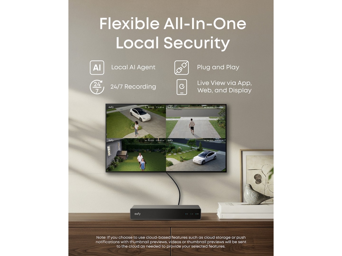 Eufy NVR Security System S4 övervakningssystem Övervakningskamera