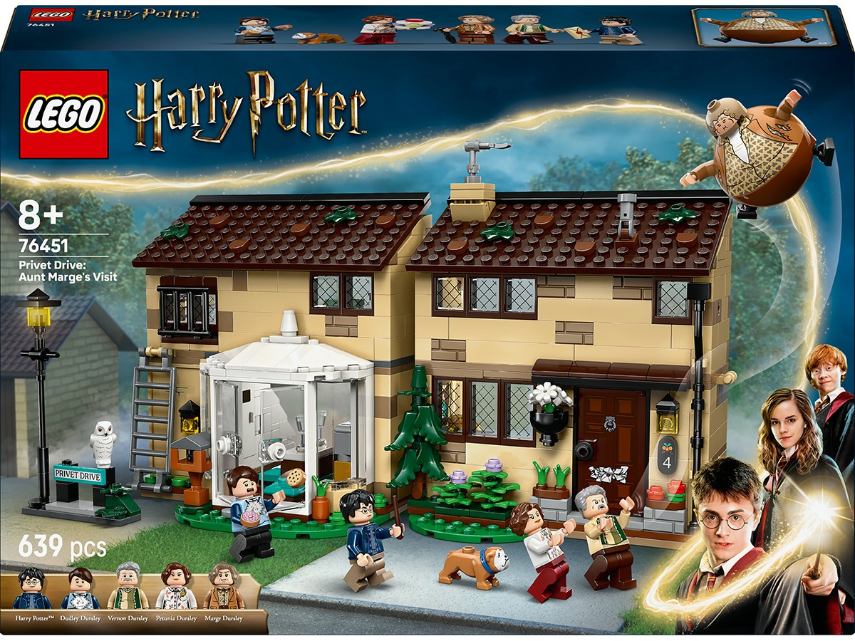 LEGO Harry Potter Privet Drive: snabbare Marges besök 76451 LEGO