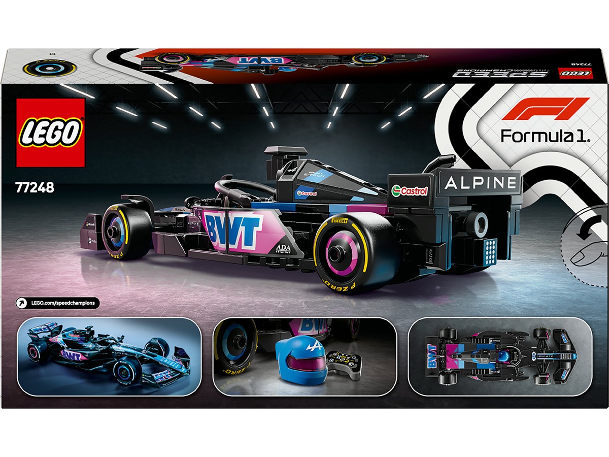 LEGO Speed Champions BWT Alpine F1 Team A524 racerbilsmodell 77248 LEGO