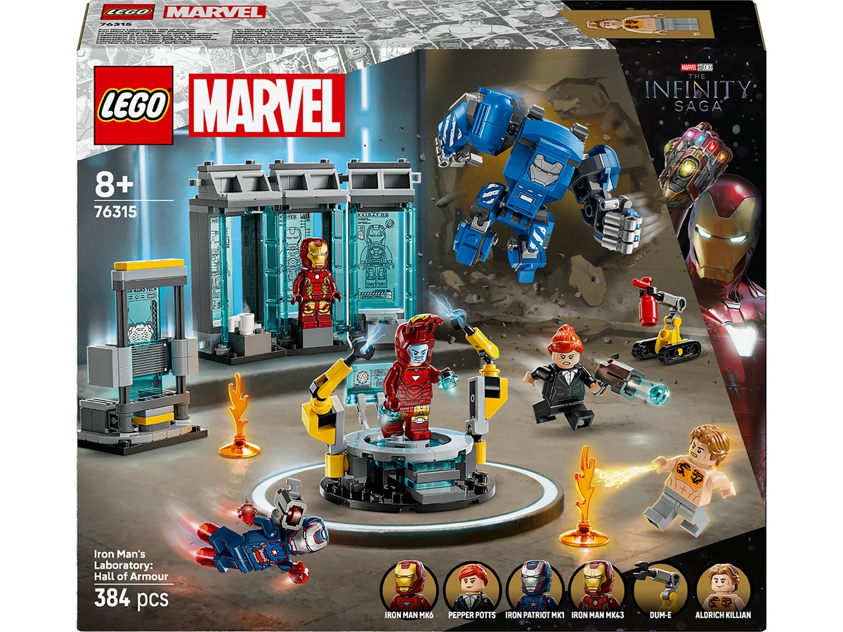 LEGO Super Heroes Marvel Iron Mans labb: rustningarnas sal 76315 LEGO