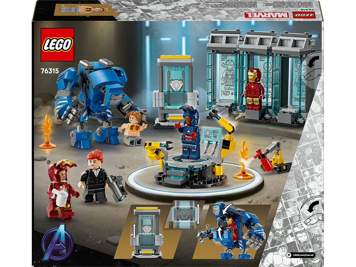 LEGO Super Heroes Marvel Iron Mans labb: rustningarnas sal 76315 LEGO