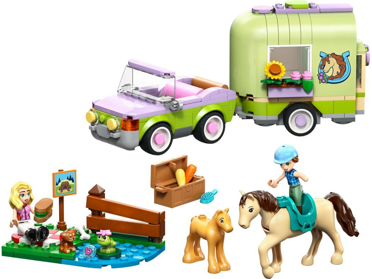 LEGO Friends Häst- och fölvagn 42695 LEGO