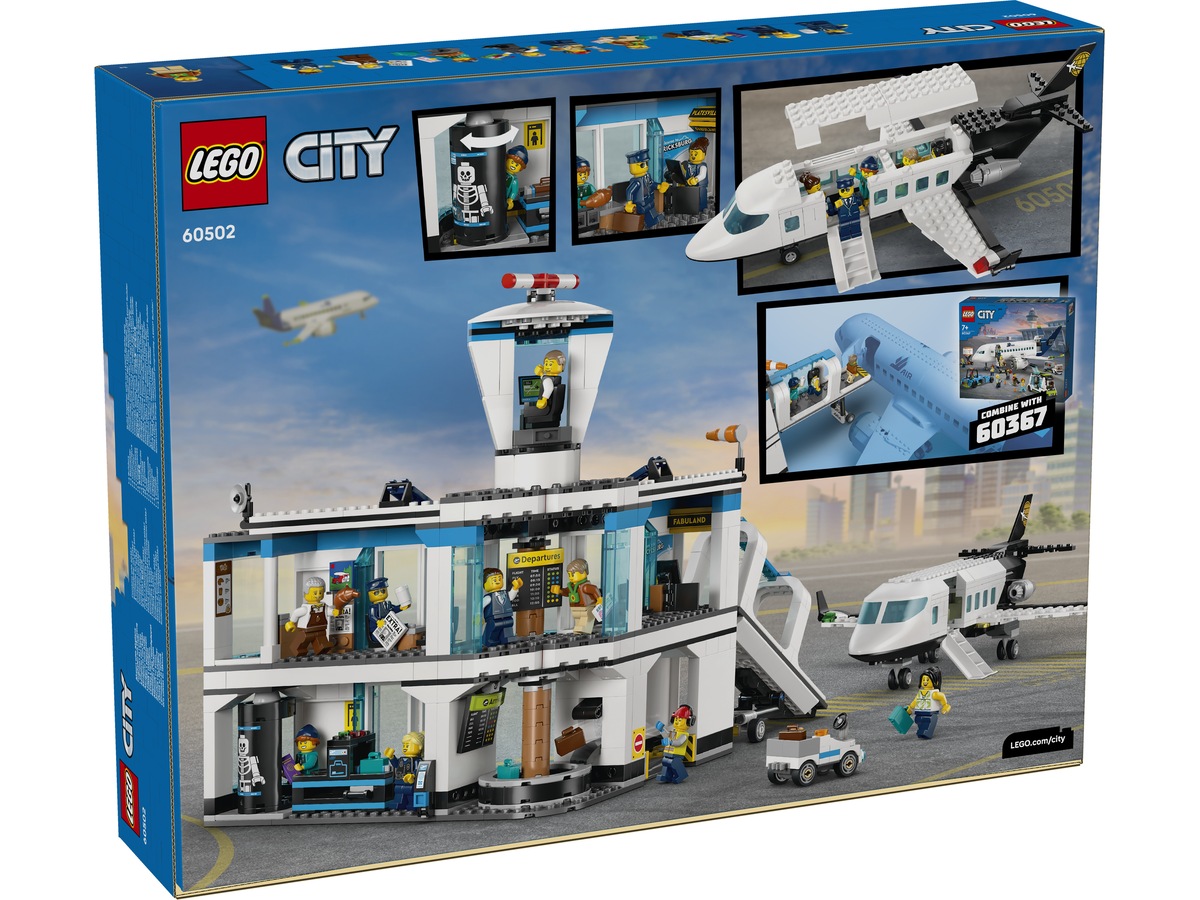 LEGO My City ljusplats och flygplan 60502 LEGO