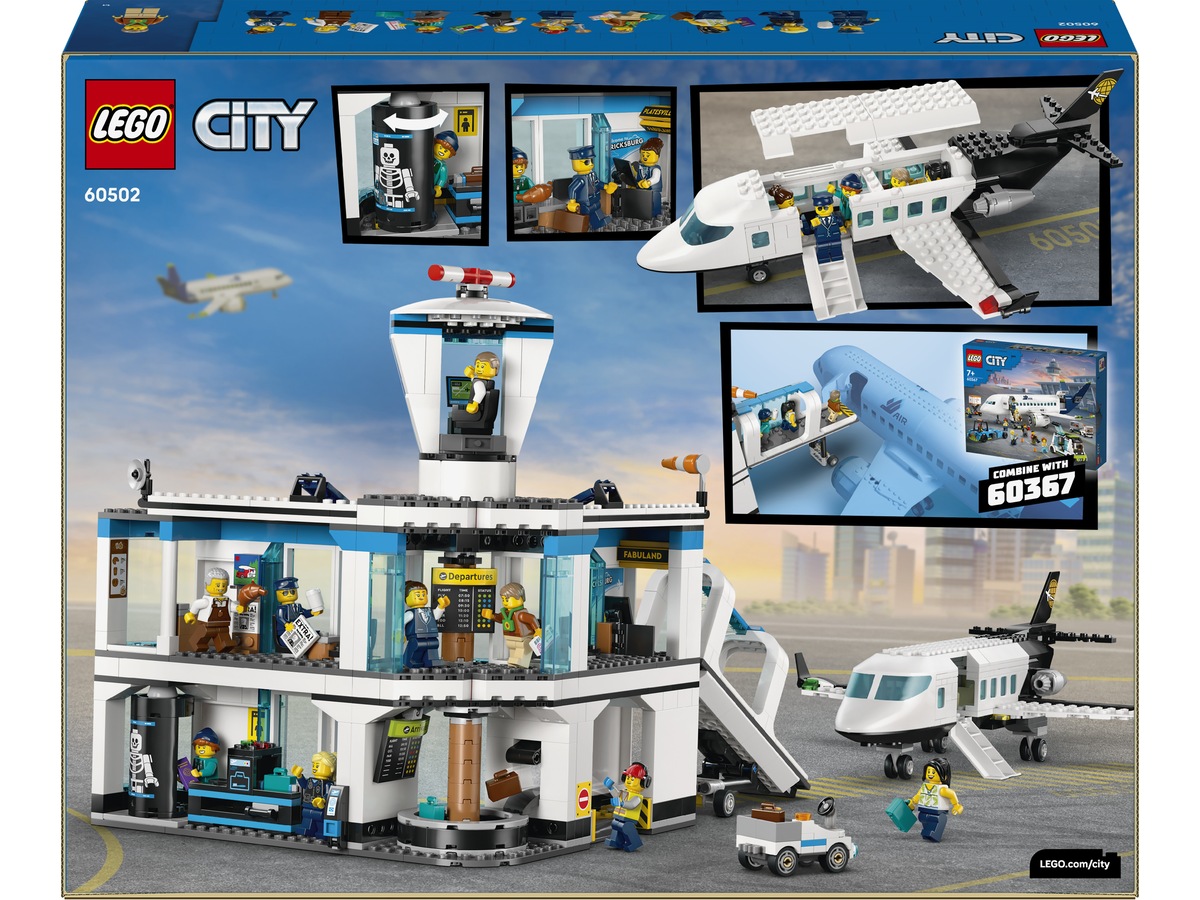 LEGO My City ljusplats och flygplan 60502 LEGO