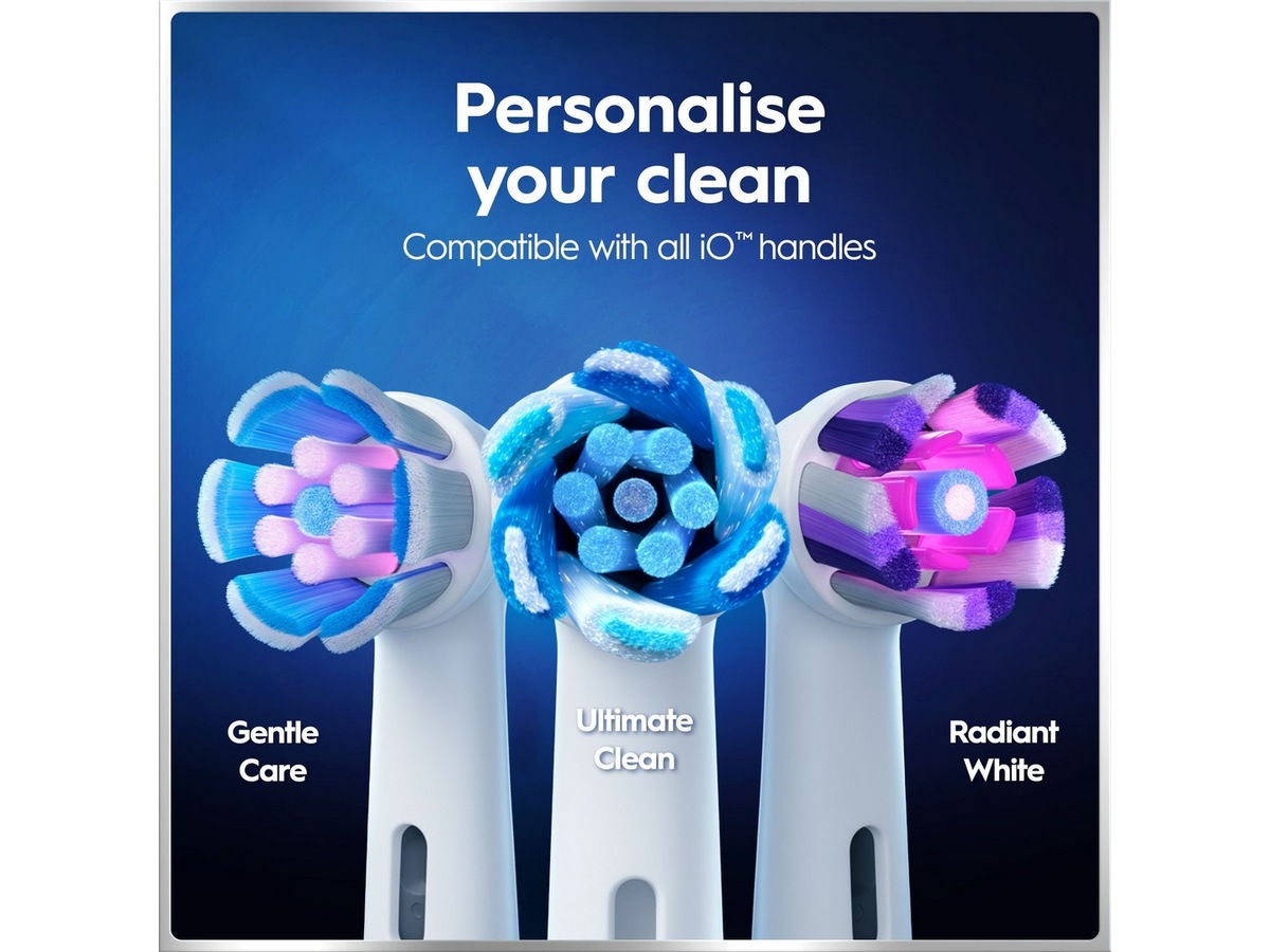 Oral-B iO6 Eltandborste (Rosa) Tandborsthuvud