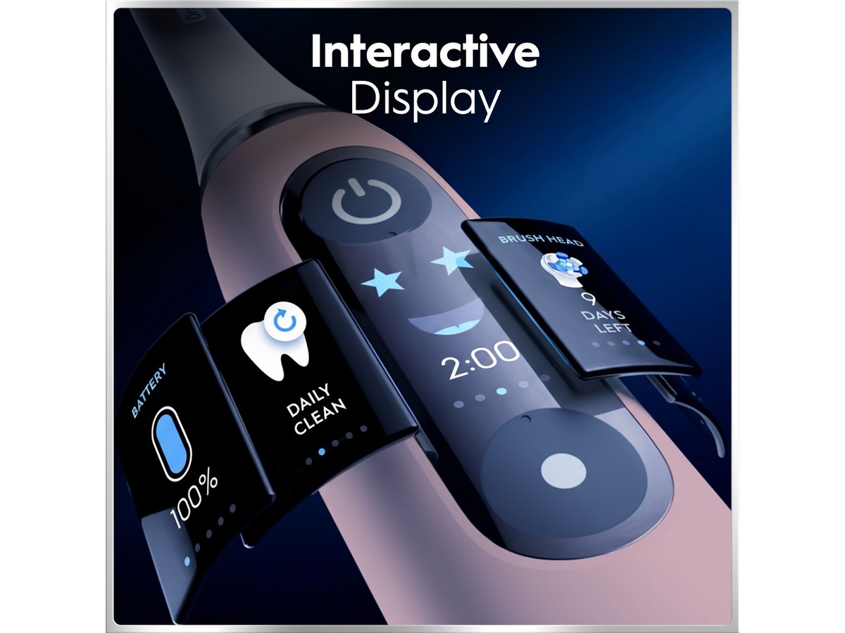 Oral-B iO6 Eltandborste (Rosa) Tandborsthuvud