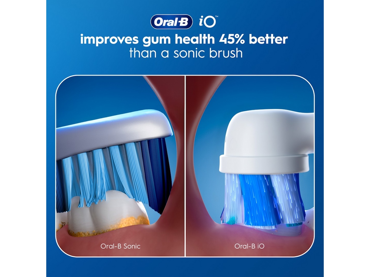 Oral-B iO3 Eltandborste (Vit) Tandborsthuvud
