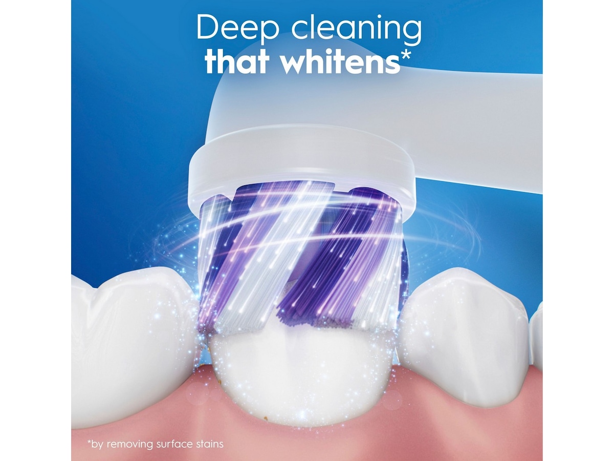 Oral-B iO3 Eltandborste (Vit) Tandborsthuvud