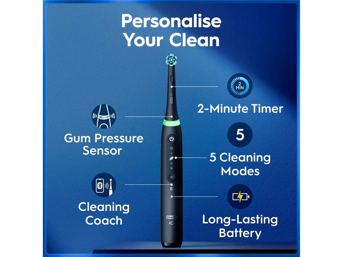Oral-B iO5 Eltandborste (Rosa) Tandborsthuvud