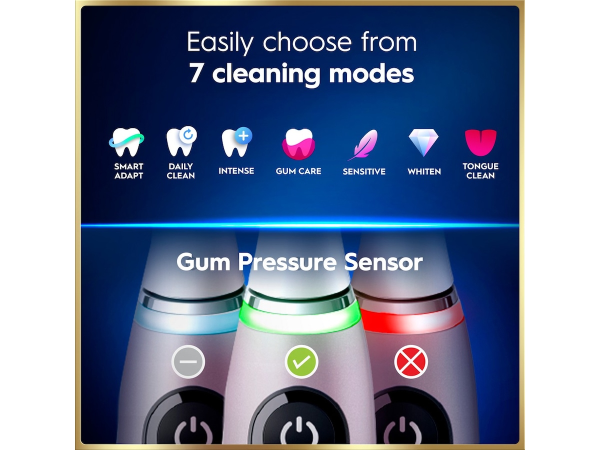 Oral-B iO9 Eltandborste (Rosa) Tandborsthuvud