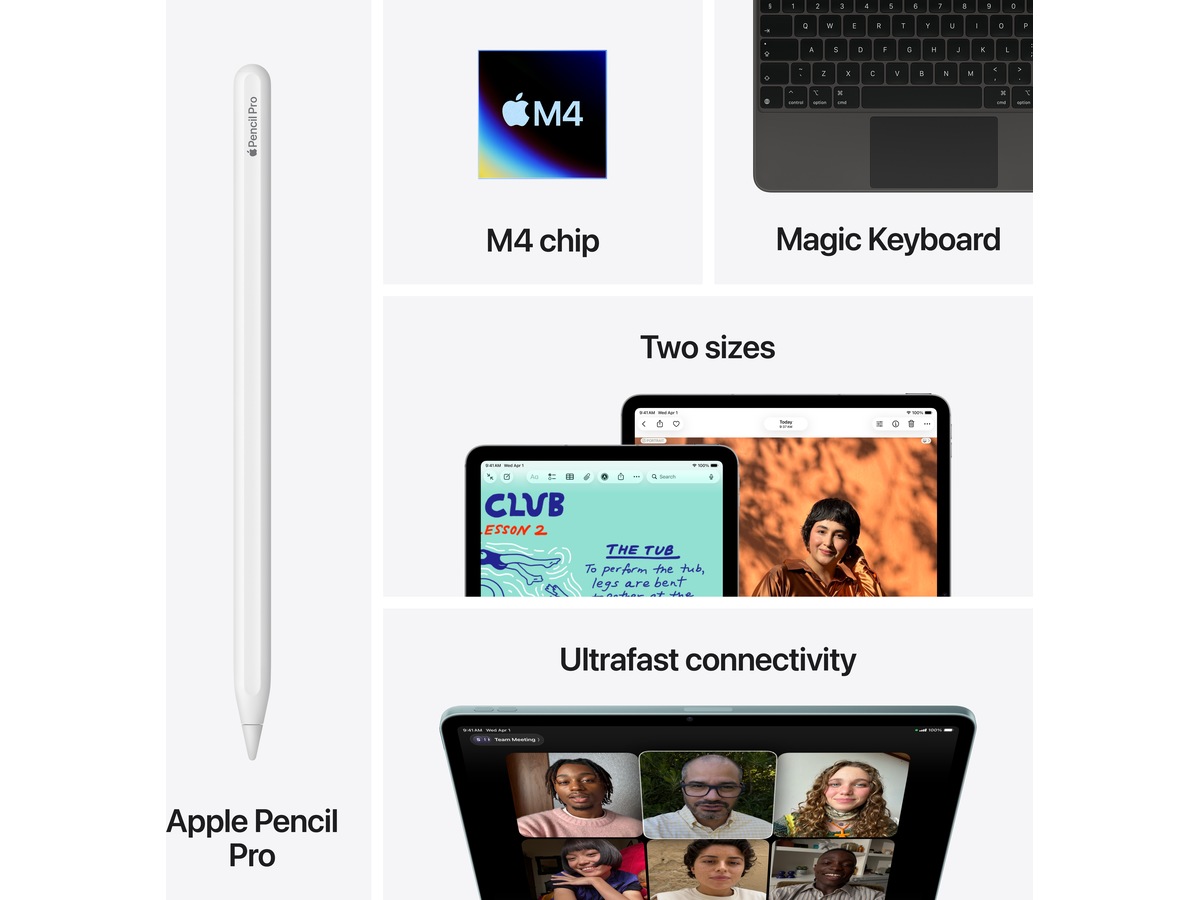 iPad Air 11" (2026) 5G 128GB (blå) Surfplattor