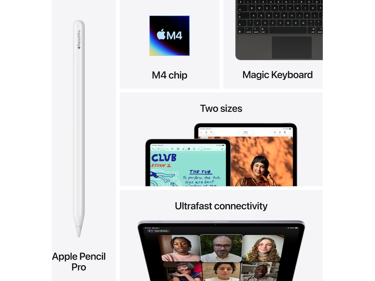 iPad Air 11" (2026) Wi-Fi 1TB (lila) Surfplattor