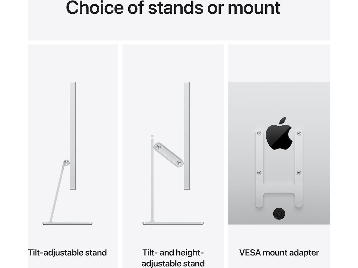 Apple Studio Display (2026) Nano-texturglas - stativ med vinkeljustering Datorskärm