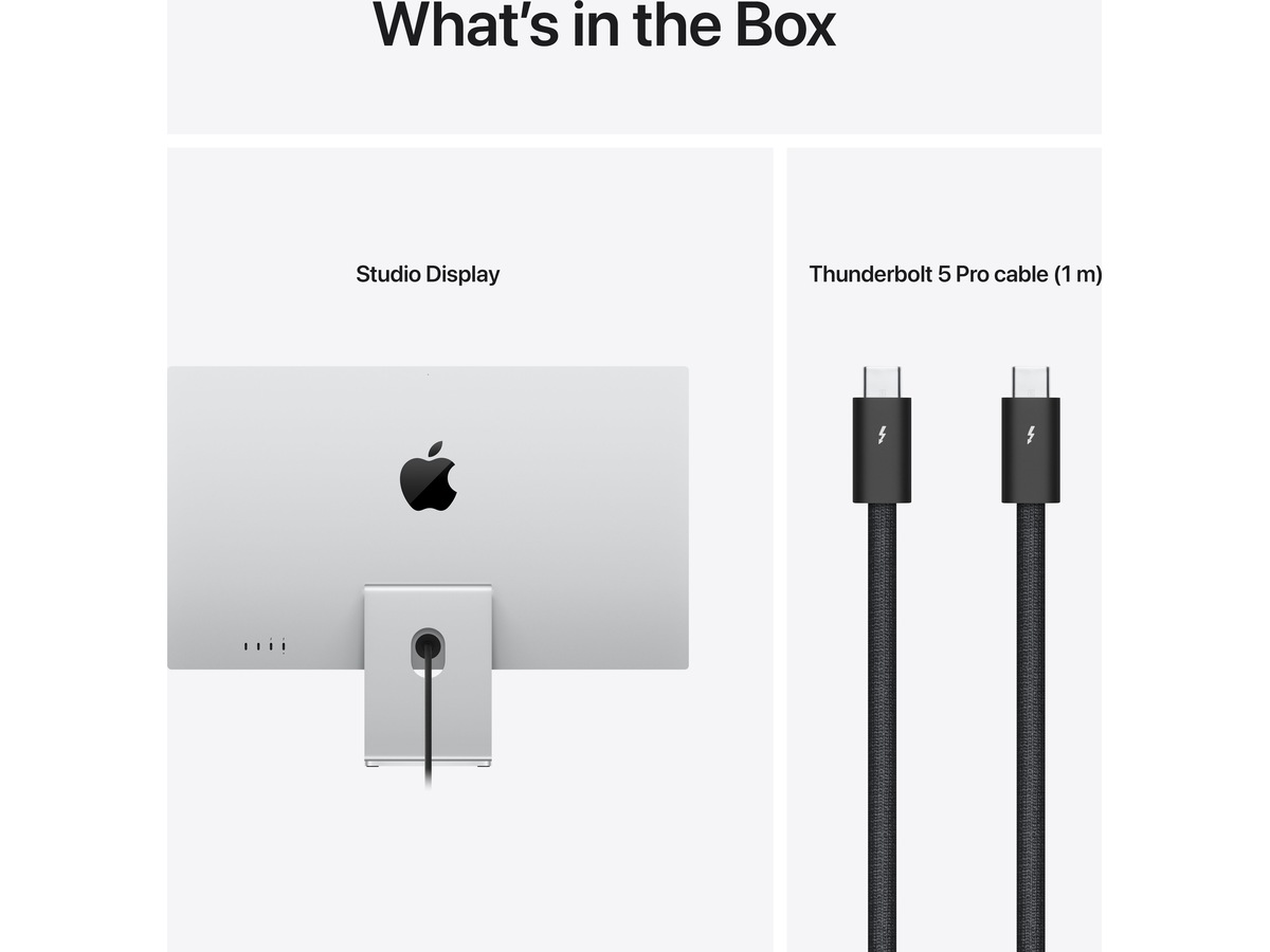Apple Studio Display (2026) Nano-texturglas - stativ med vinkeljustering Datorskärm