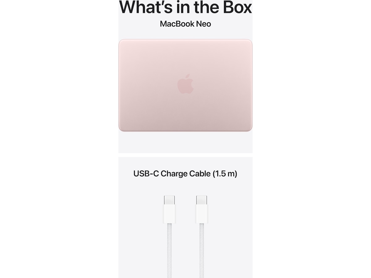 MacBook Neo 13" A18 Pro (2026) 256GB (svagt rosa) Datorer - Bärbara / laptop