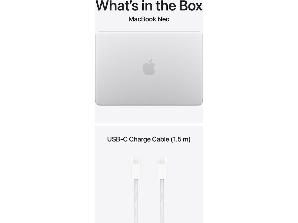 MacBook Neo 13" A18 Pro (2026) 512GB (silver) Datorer - Bärbara / laptop