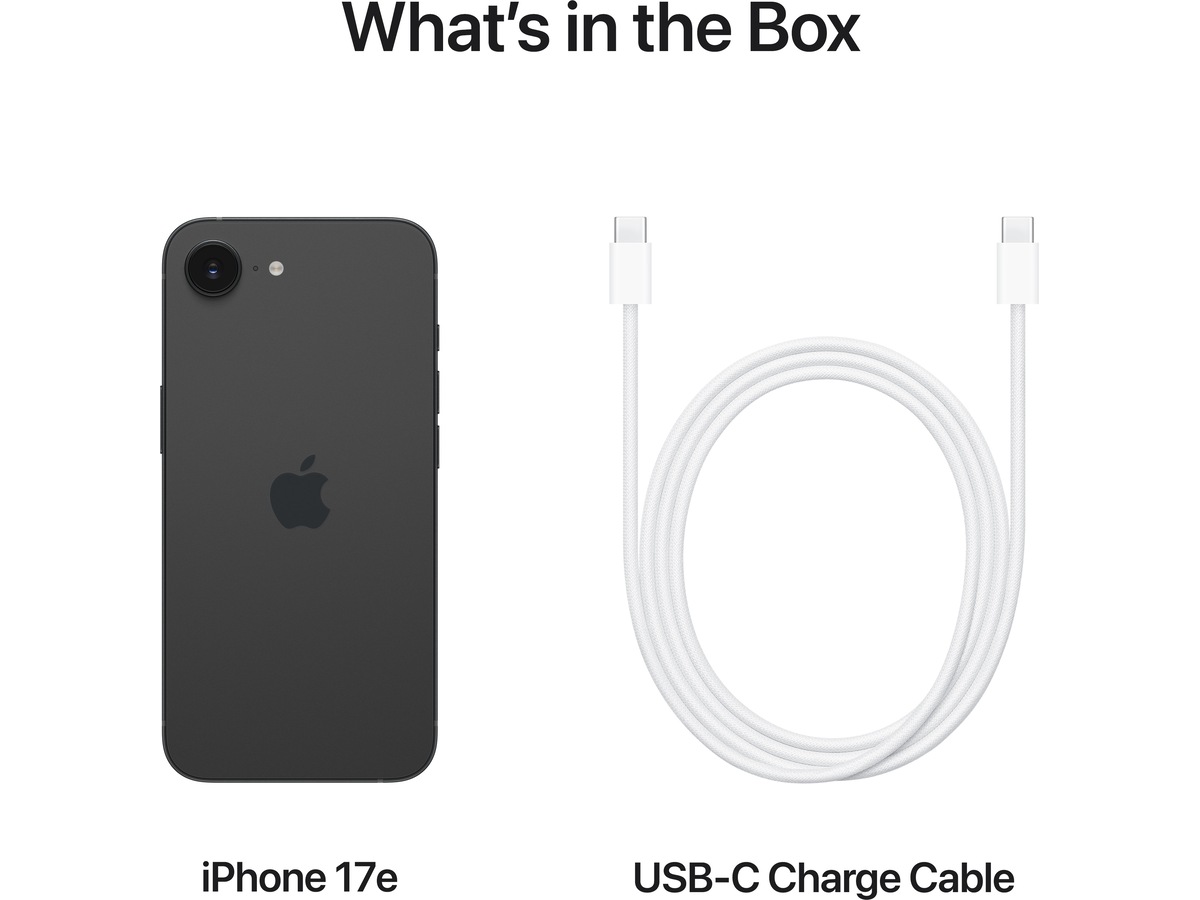 iPhone 17e 512GB (svart) -B-Grade Demo mobiltelefoner