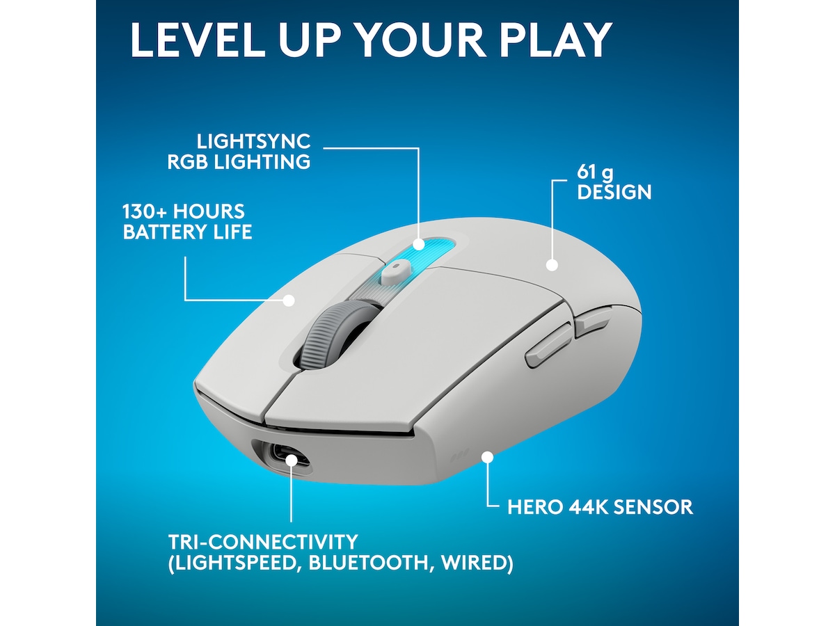 Logitech G305 X SUPERLIGHT trådlös gamingmus Gamingmus