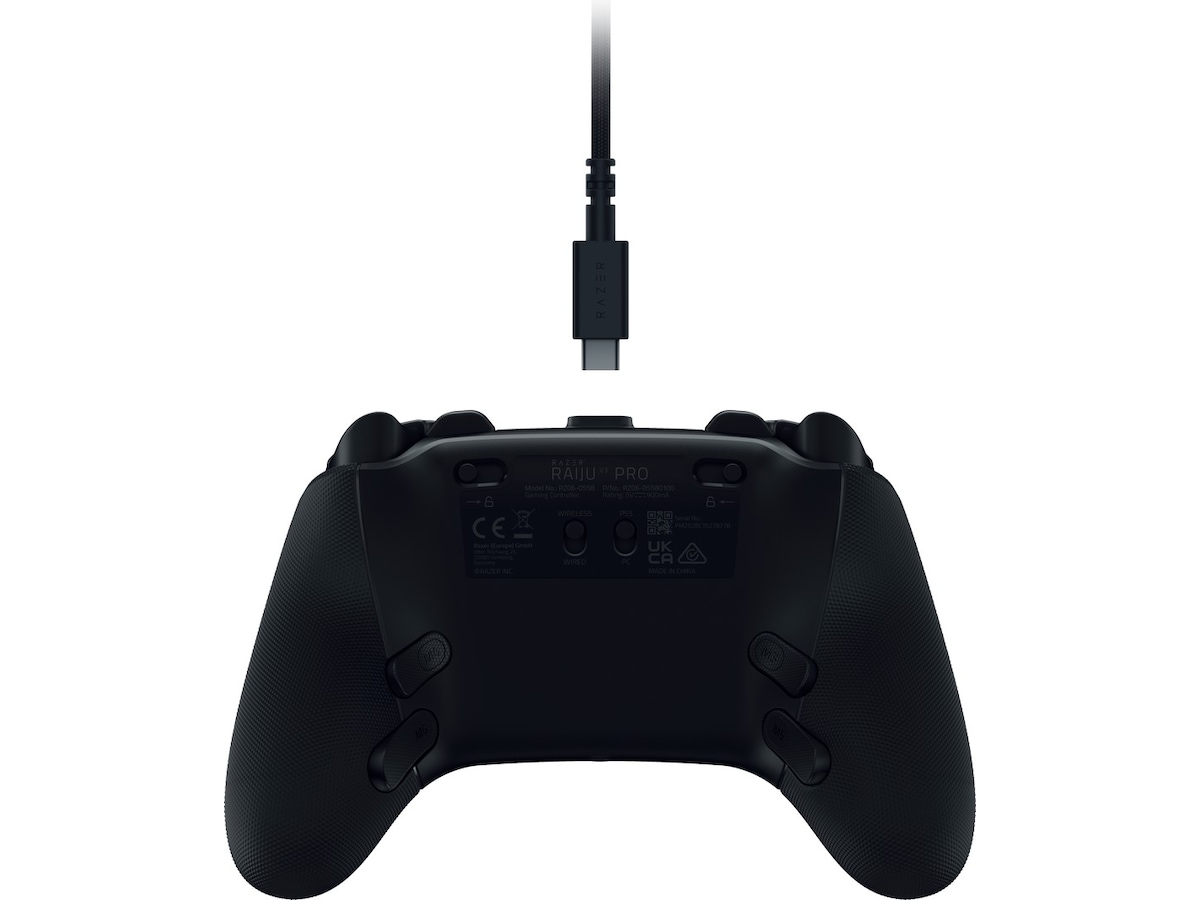 Razer Raiju V3 Pro trådlös kontroll för PS5 & PC (svart) -B-Grade Demo gaming