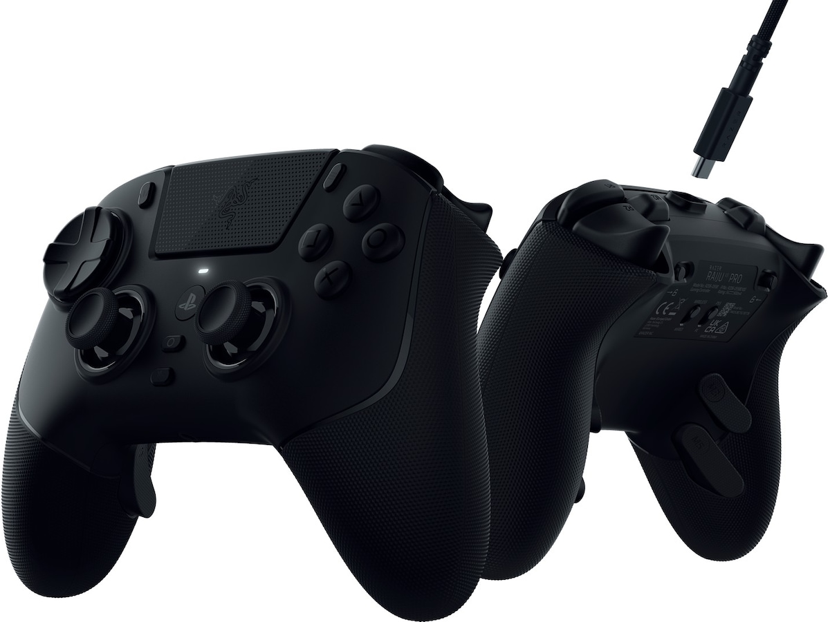 Razer Raiju V3 Pro trådlös kontroll för PS5 & PC (svart) -B-Grade Demo gaming