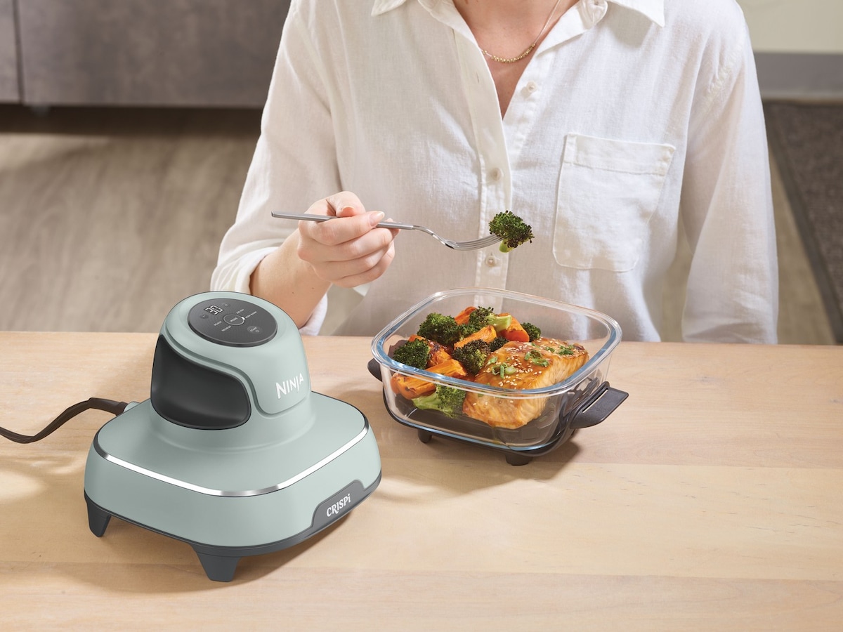 Ninja CRISPi 4-i-1 bärbar airfryer FN101EUSG (Salvia) -B-Grade Demo hem & hushåll