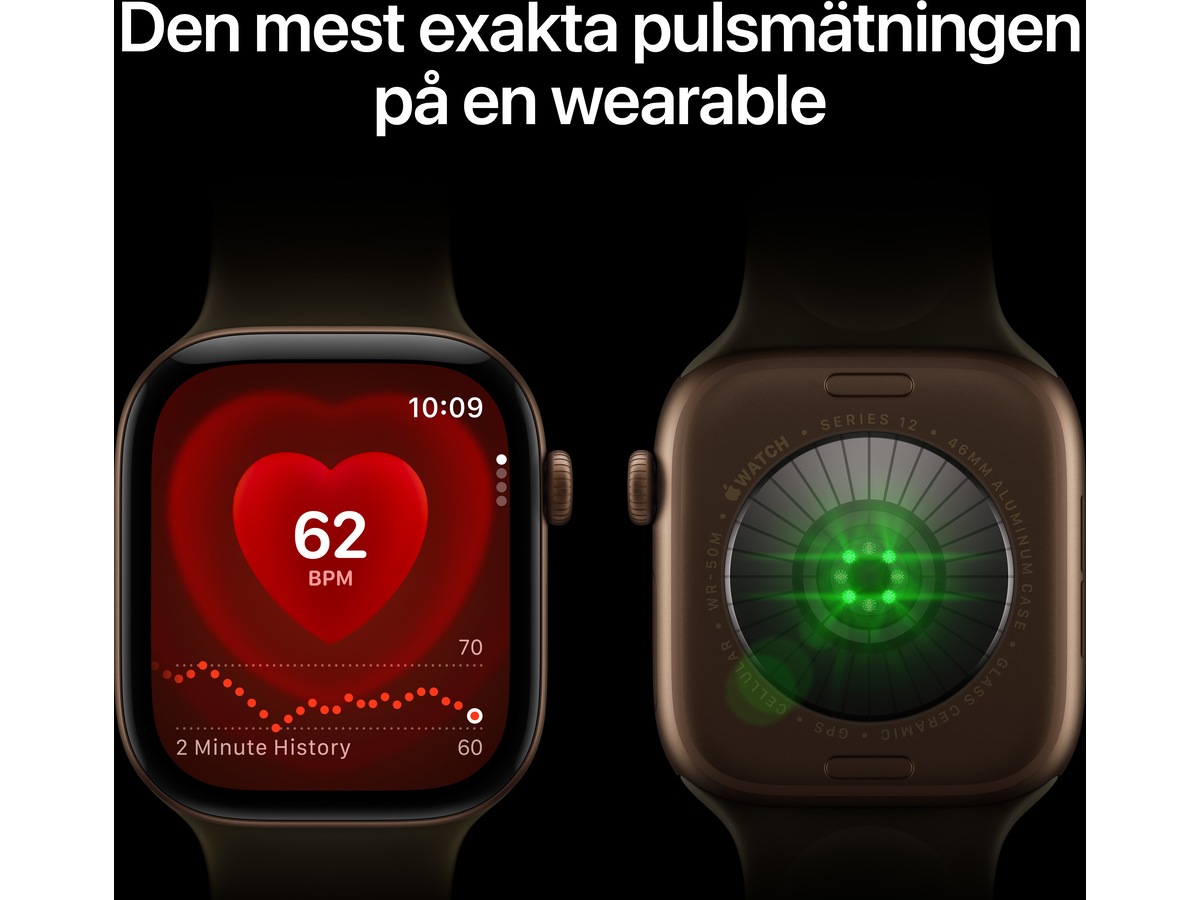 Apple Watch Series 12 GPS + LTE 46mm Aluminium (dark bronze) Smartwatches