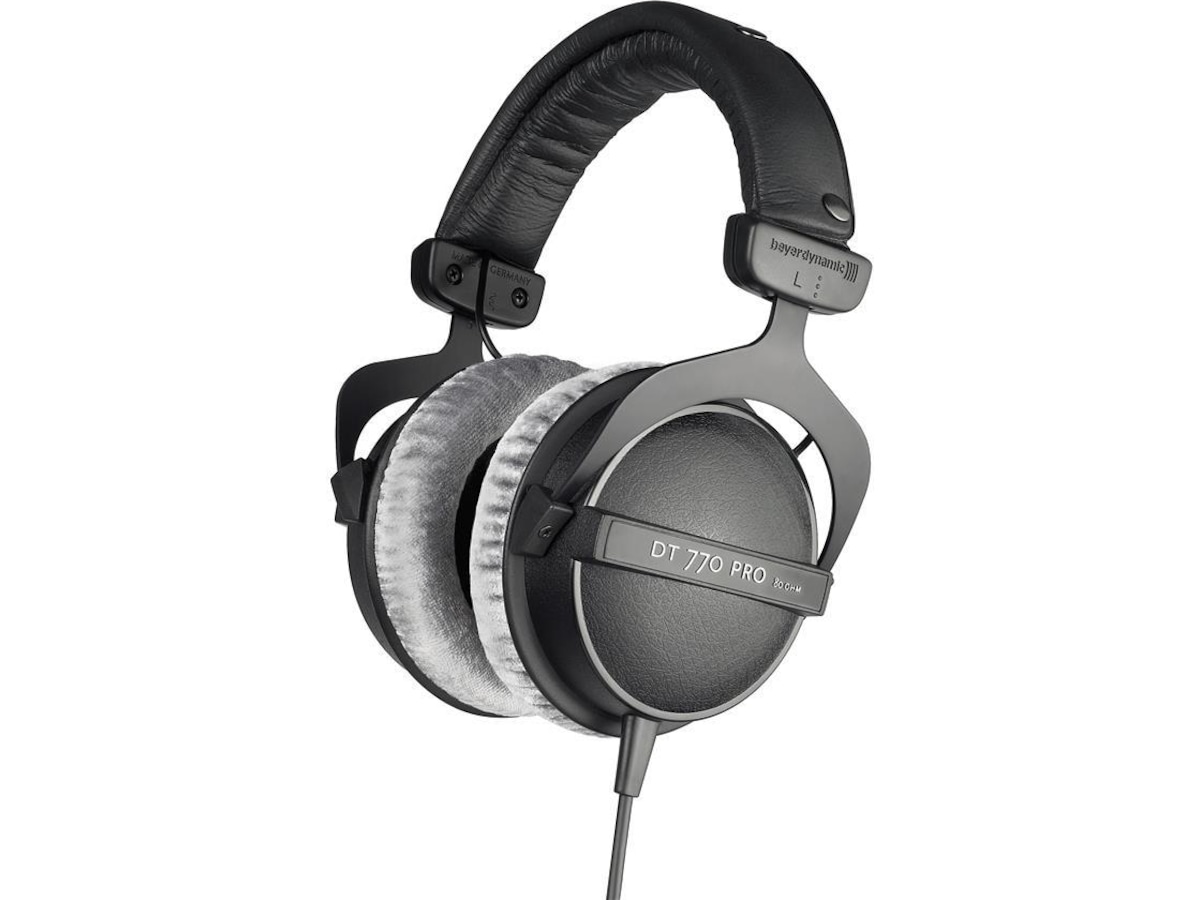 Beyerdynamic DT770 Pro 80 hörlurar med sladd, Over-Ear (svart) Hörlurar