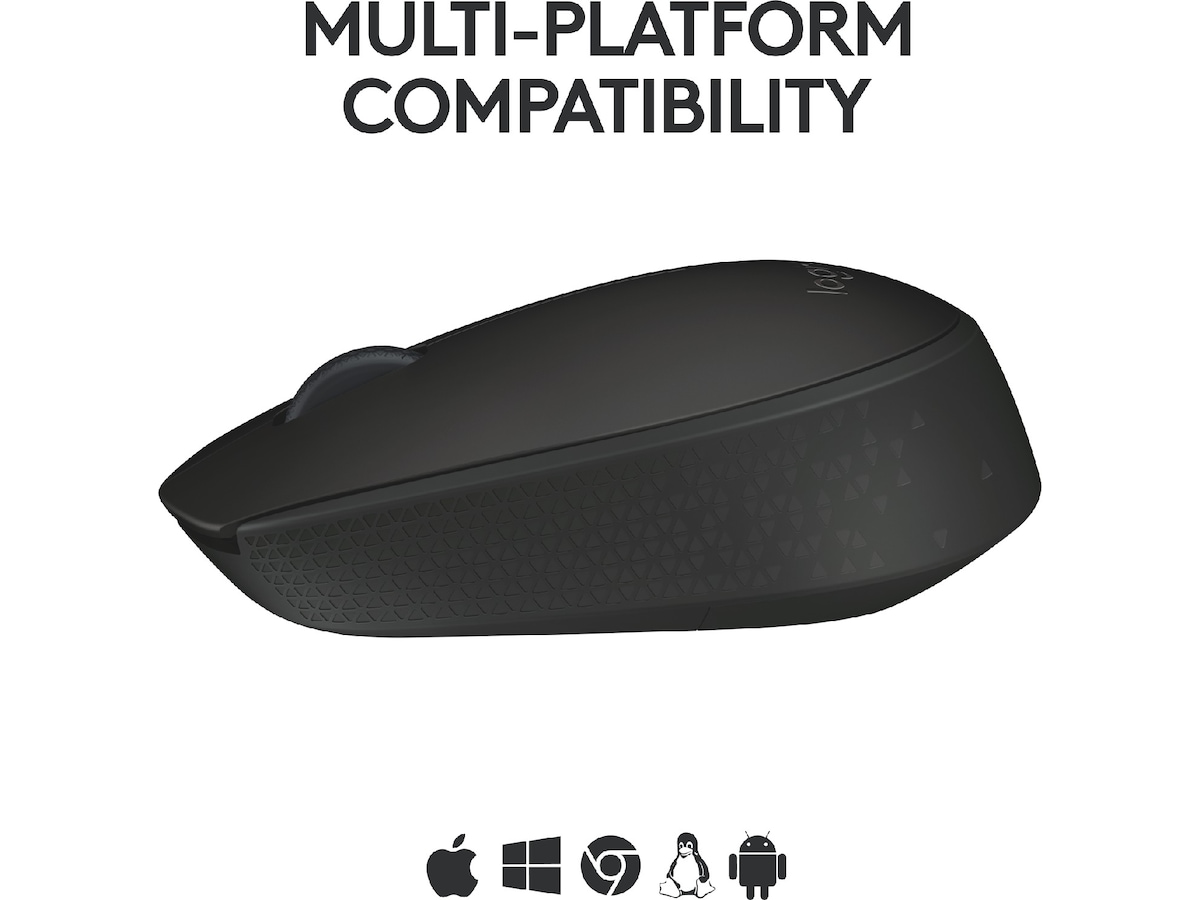 Logitech B170 Trådlös Mus Svart Mus