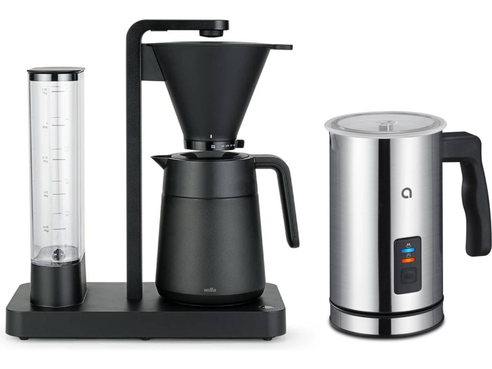 Wilfa Performance Thermo CM9B-T125 Kaffebryggare + mjölkskummare Kaffebryggare