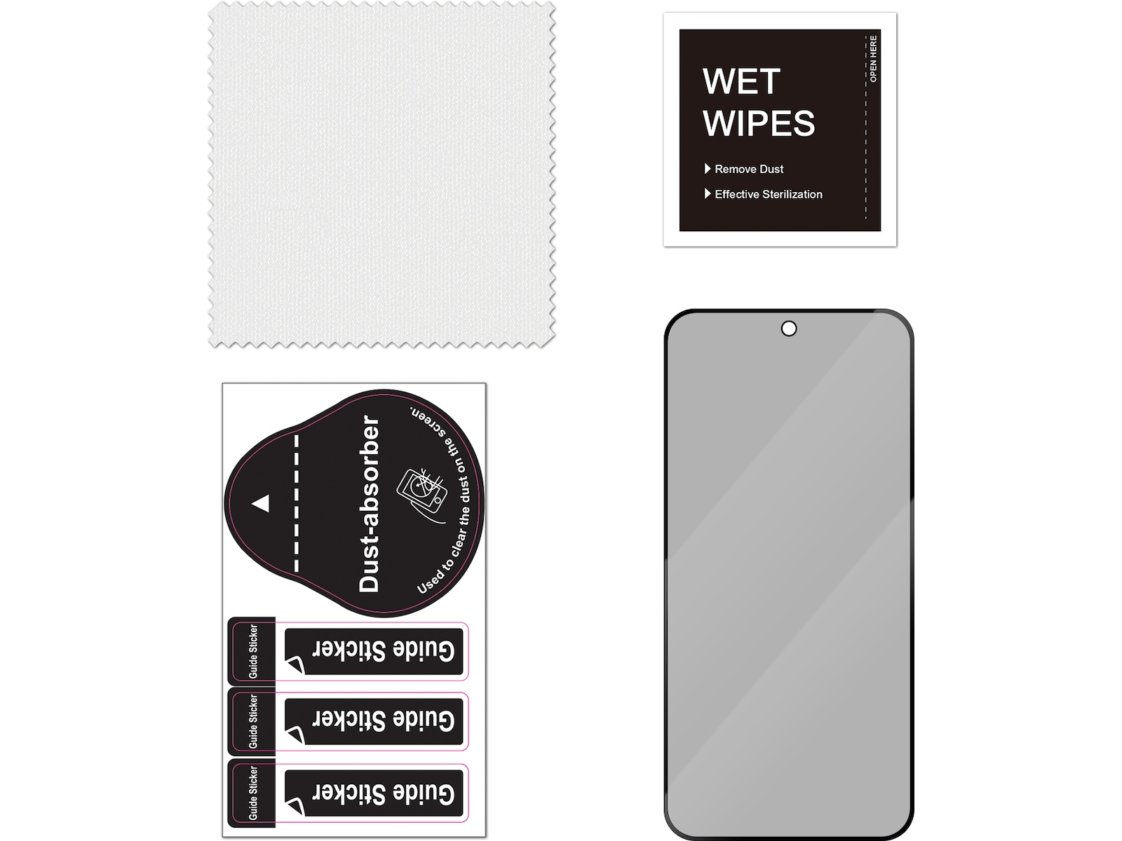 iiglo Galaxy A36 Privacy Skärmskydd Skärmskydd