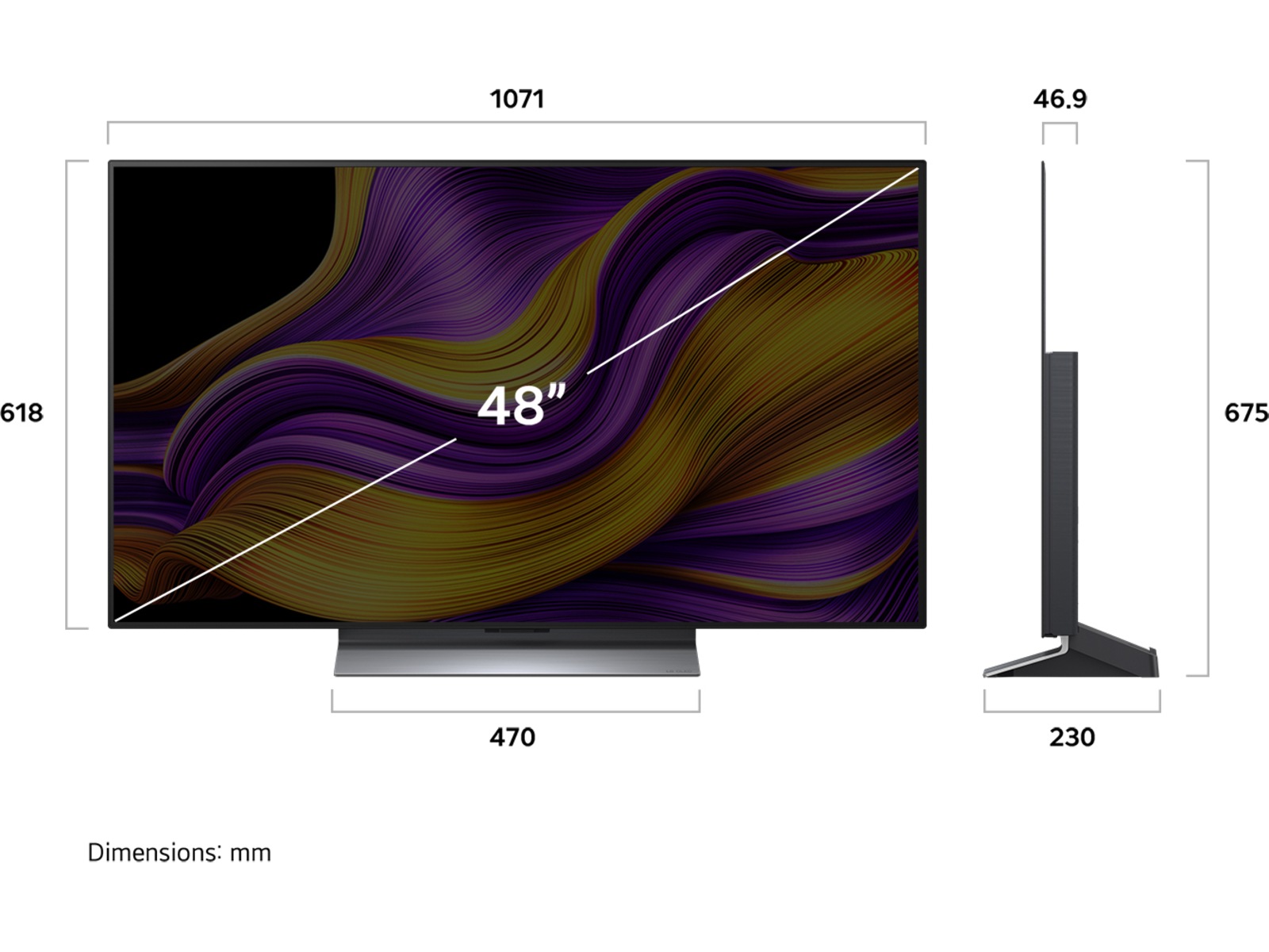 LG 48" G5 AI 4K OLED Smart TV (2025) 20 - 49 tums TV