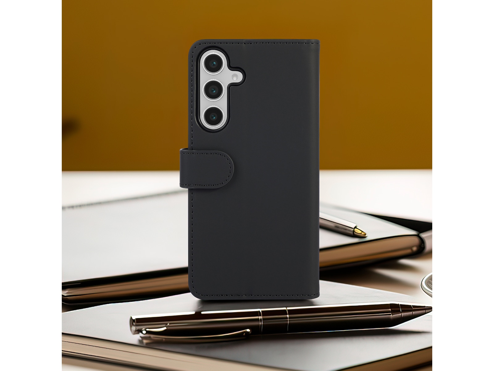 iiglo Galaxy S25 FE Plånboksfodral (svart) Skydd