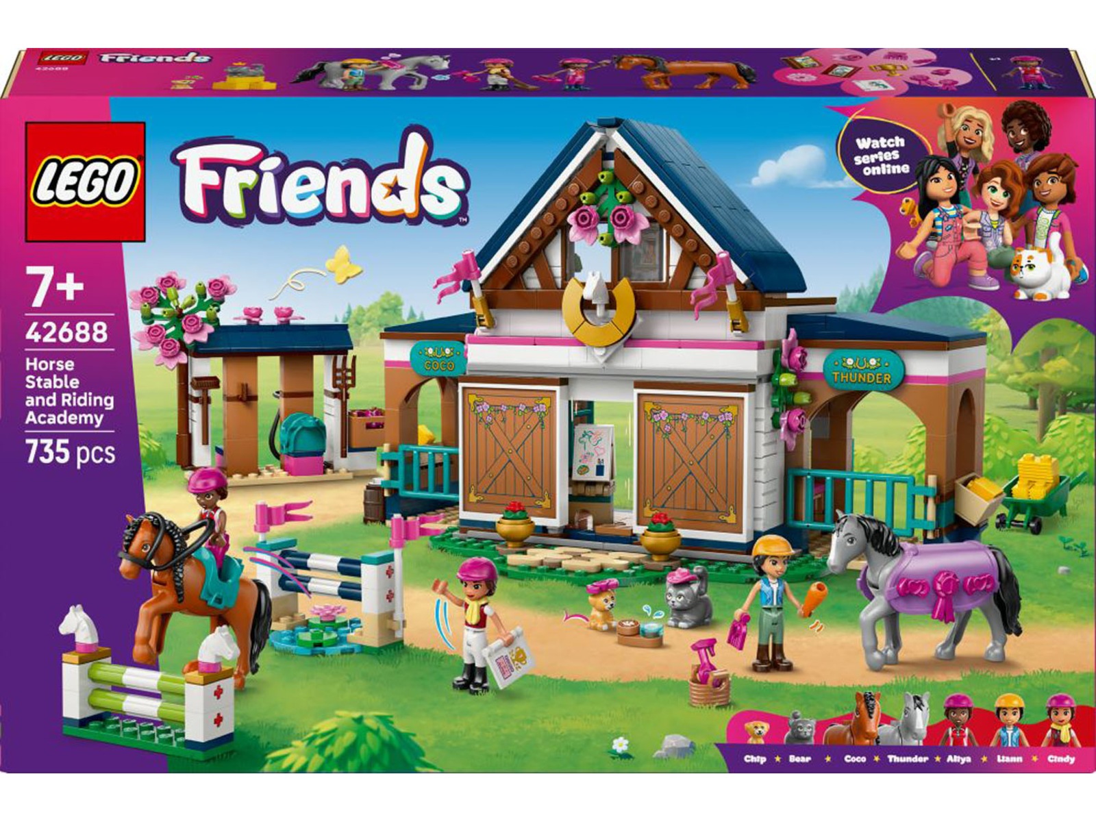 LEGO Friends Häststall och ridskola 42688 LEGO