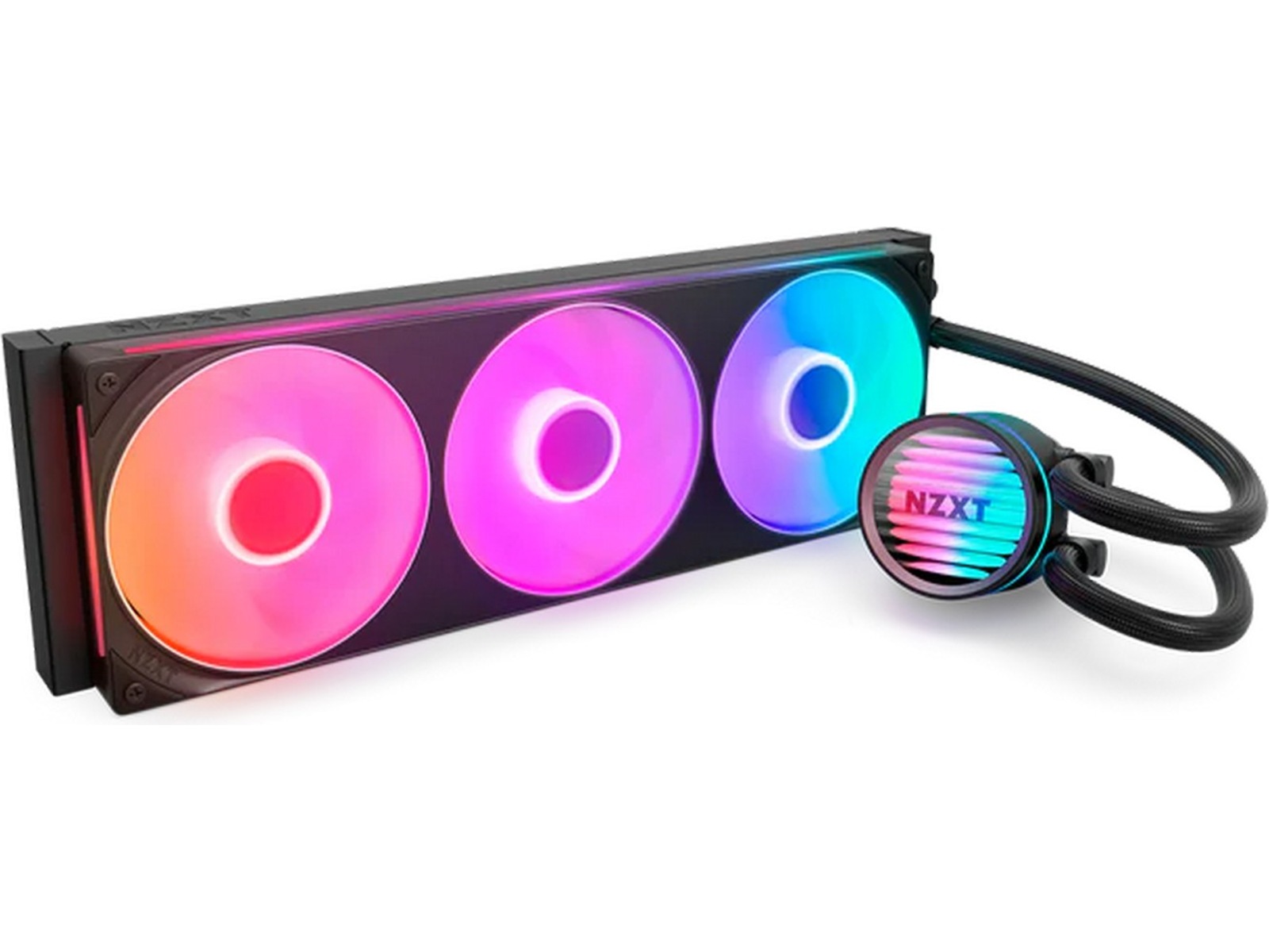 Kraken Core RGB - 360mm AIO Liquid Cooler with RGB Cap & RGB Core Fan Bl CPU - Vattenkylning