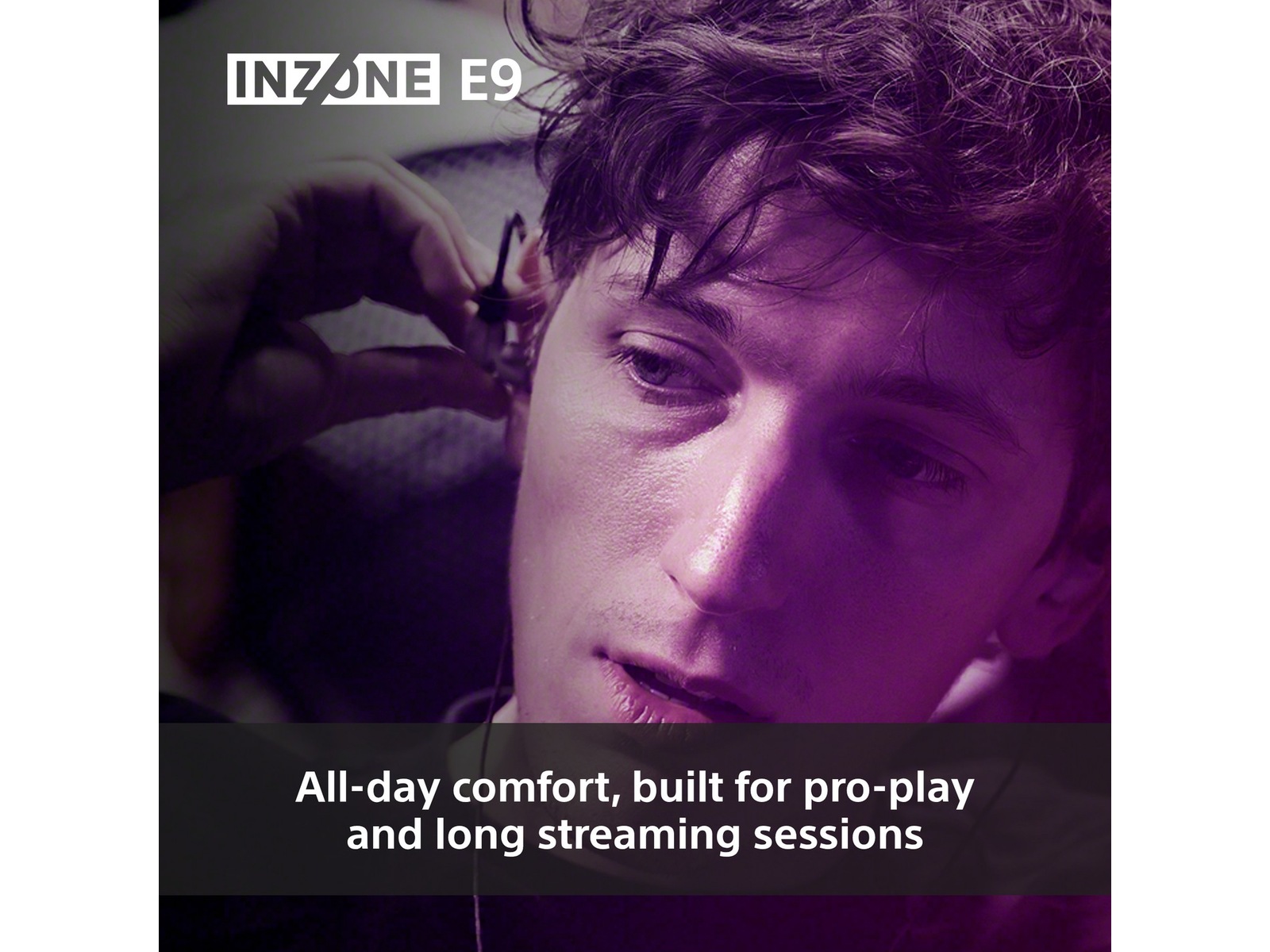 Sony INZONE E9 In-Ear Gaming Headphones, Black In-ear hörlurar