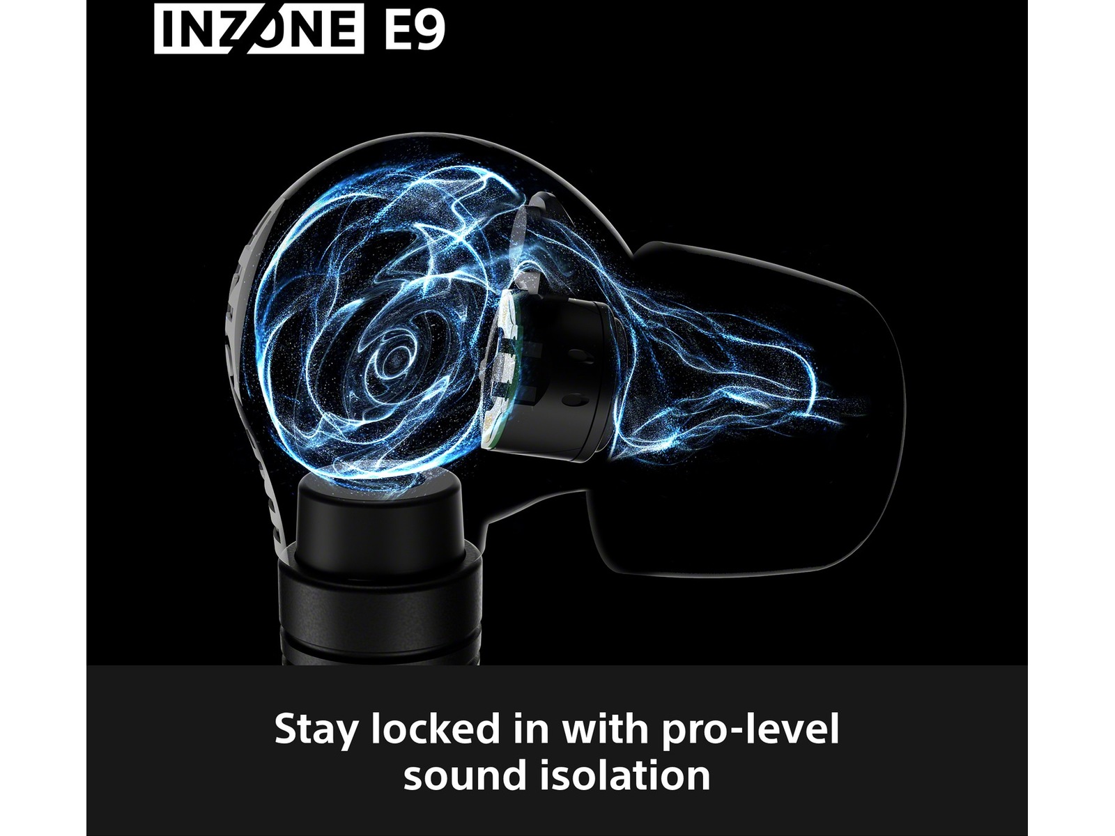 Sony INZONE E9 In-Ear Gaming Headphones, Black In-ear hörlurar