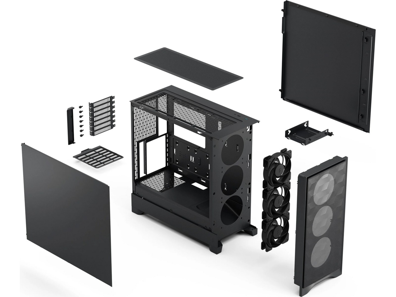 Fractal Design Pop 2 Air Solid Mid Tower (svart) Midi tower