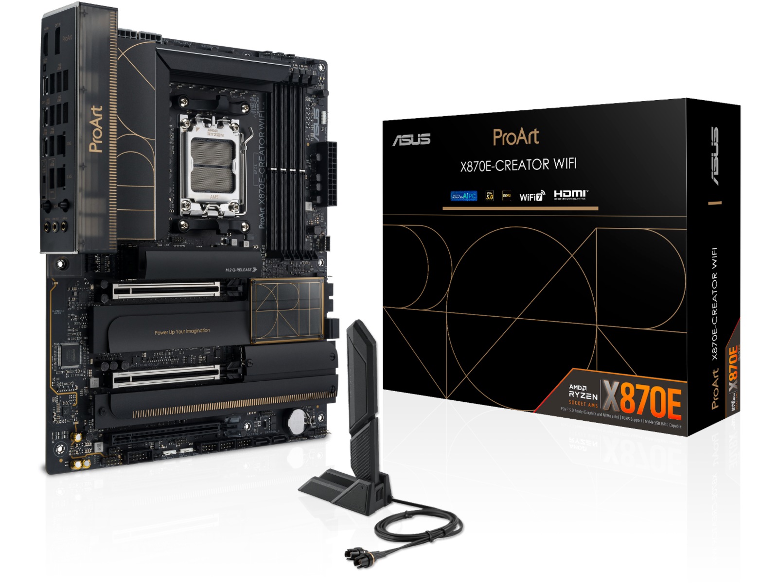 ASUS ProArt X870E-CREATOR WIFI Moderkort AMD Socket