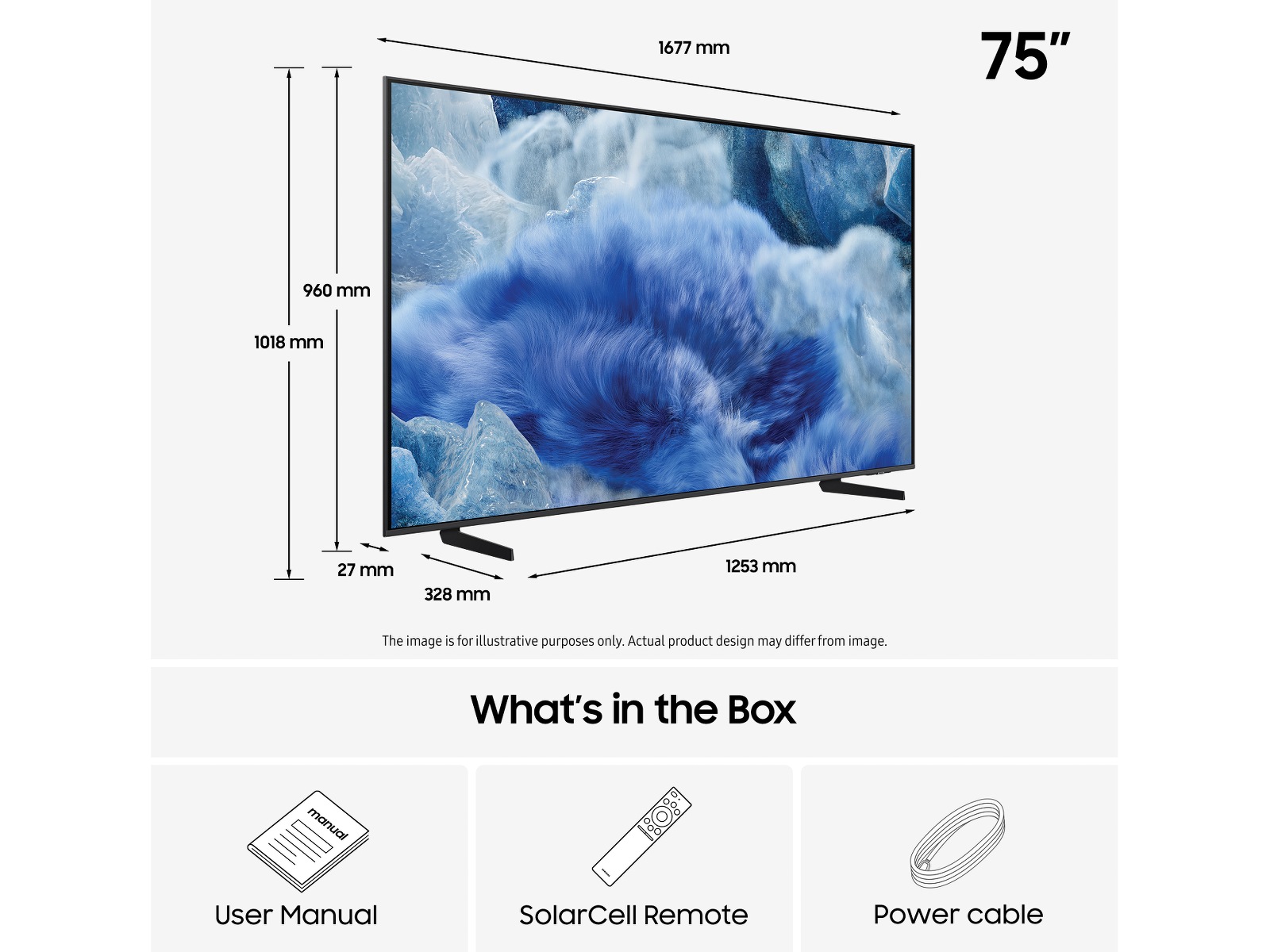 Samsung 75" Q8FA QLED 4K Smart TV (2025) 70 - 79 tums TV