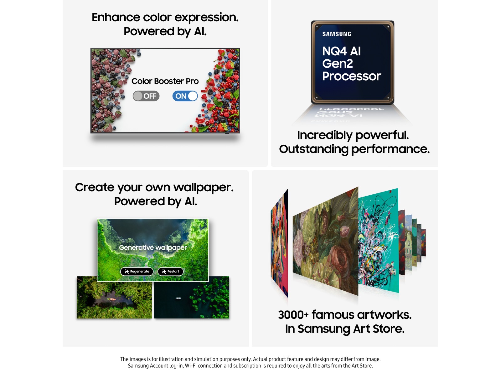 Samsung 50" The Frame LS03FA QLED 4K Smart TV (2025) 50 - 59 tums TV