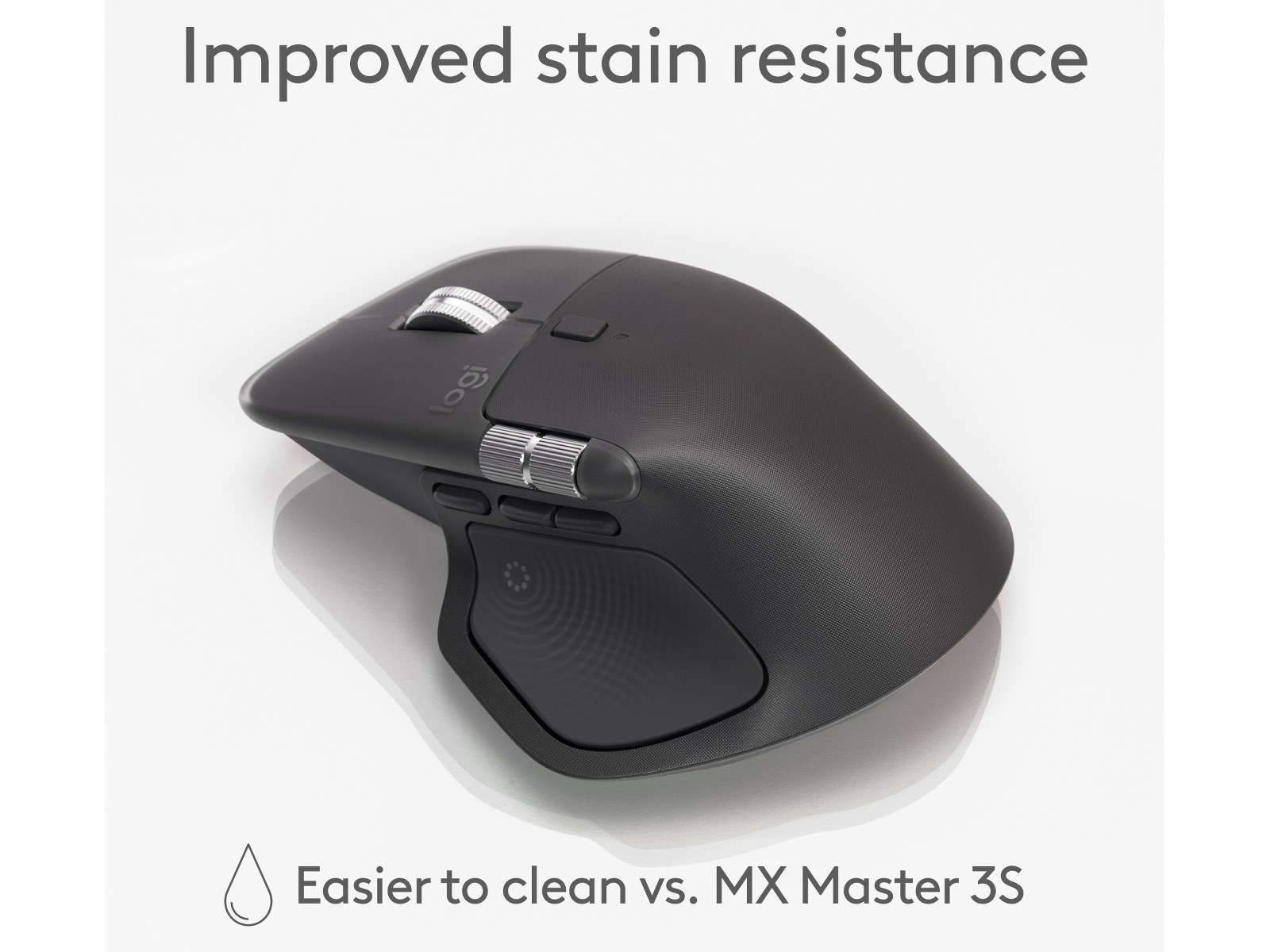 Logitech MX Master 4 Trådlös Ergonomisk Mus (grafitgrå) Mus