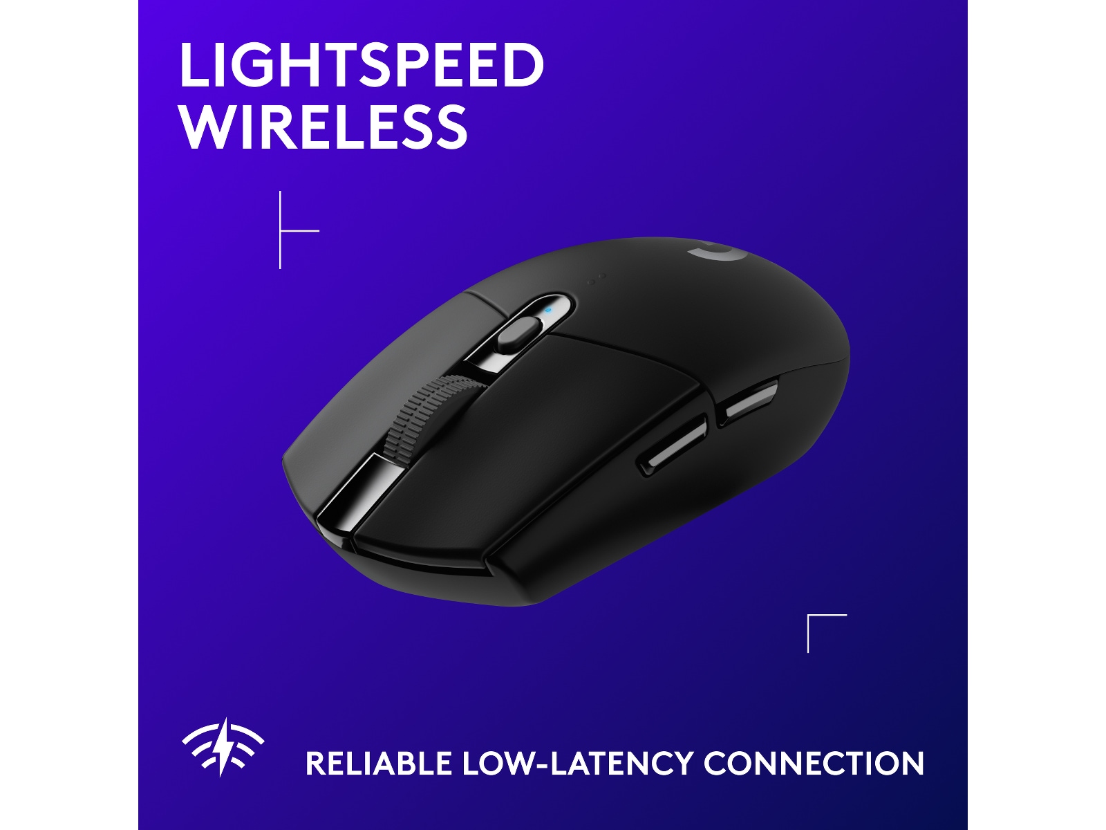 Logitech G305 Lightspeed Trådlös Gamingmus (svart) Gamingmus