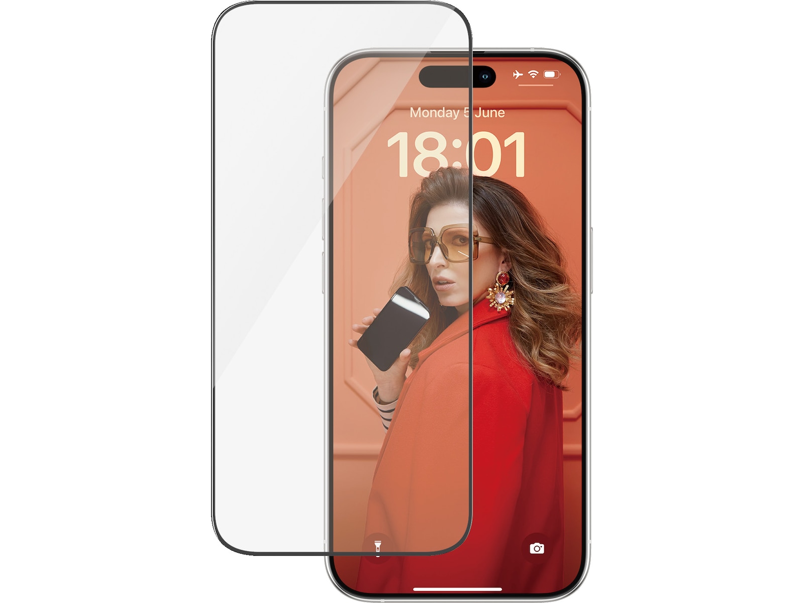 Panzerglass iPhone 15 Pro Skärmskydd Skärmskydd