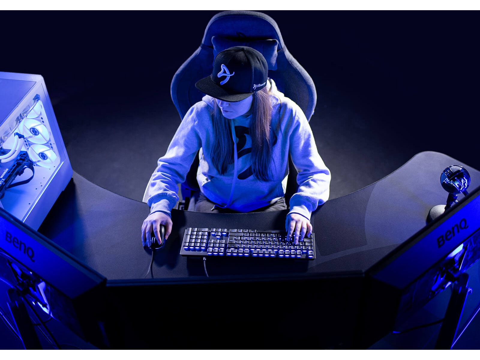 Arozzi Arena Angelo Gaming Desk (pure black) Gaming desk